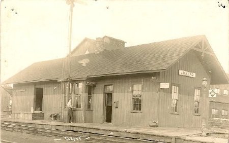 Postcard of Amberg Depot
