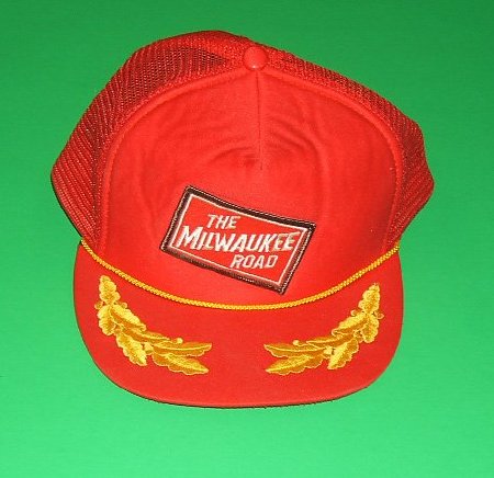 Red Milwaukee Road hat