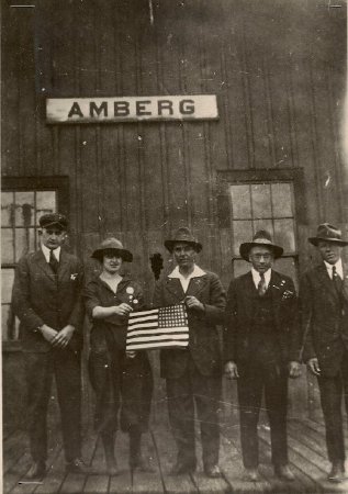 Departing Amberg Depot WW I