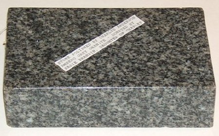 Amberg Gray Granite Stone polished by Charles Anderson