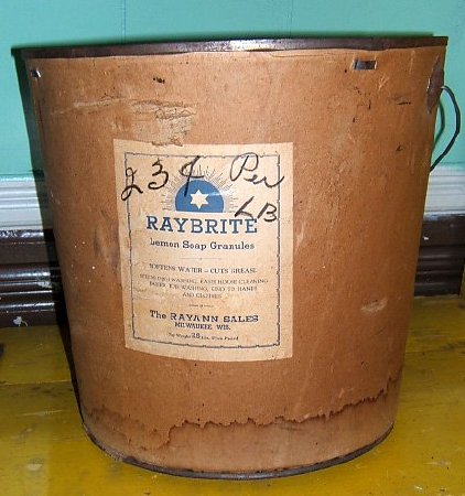 Ray Brite Lemon Soap Granules Container