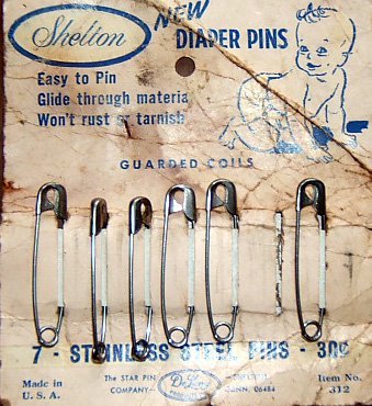 Shelton Diaper Pins