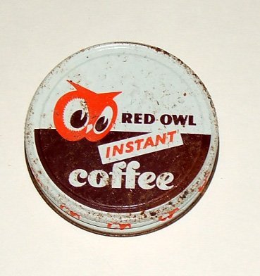 Red Owl Instant Coffee Lid