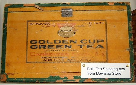 Golden Cup Green Tea Shipping Container