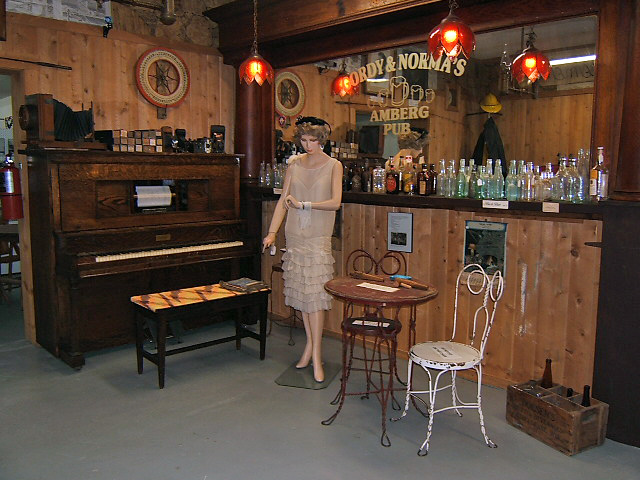 Saloon Display in Lobby